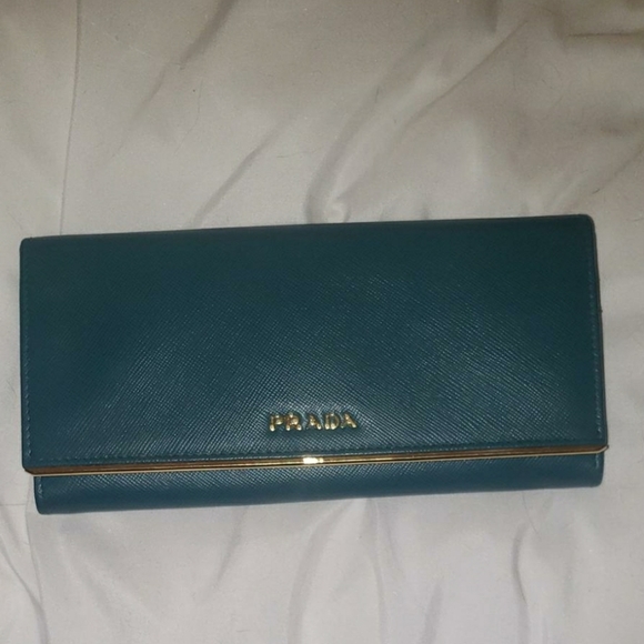 Prada Stefano Wallet Blue - Picture 3 of 6